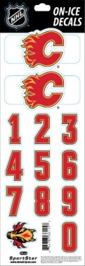 Sport Star Samolepky na helmu Calgary Flames NHL Decals