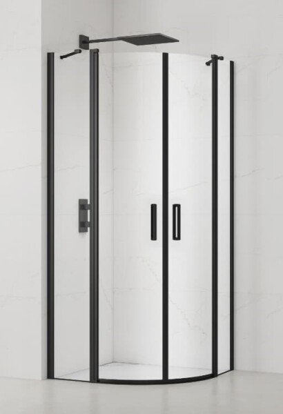 Sprchový kout čtvrtkruh 90x90 cm SAT Fusion SATFUSP90CT SATFUSP90CT