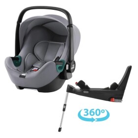 Set Autosedačka Britax Römer Baby-Safe 3 i-Size + Flex Base 5Z - Frost Grey