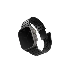 UNIQ Strova Mag řemínek pro Apple Watch 49 45 44 42 mm - MIDNIGHT (černá) (8886463688168)