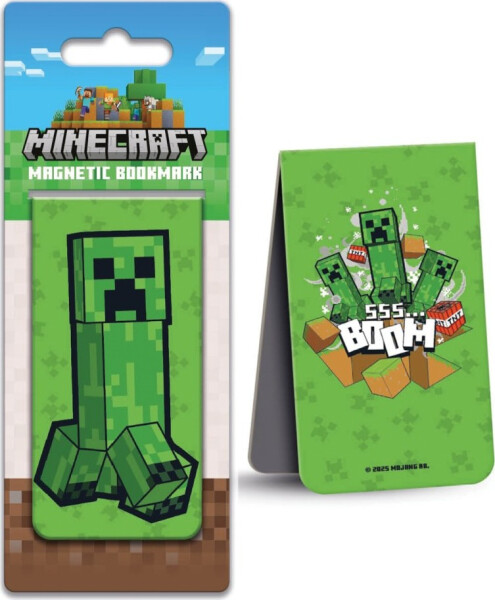 Minecraft záložka magnetická (Creeper) - Pyramid