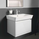 IDEAL STANDARD - IOM Square Dávkovač mýdla s držákem, matné sklo/chrom E2252AA