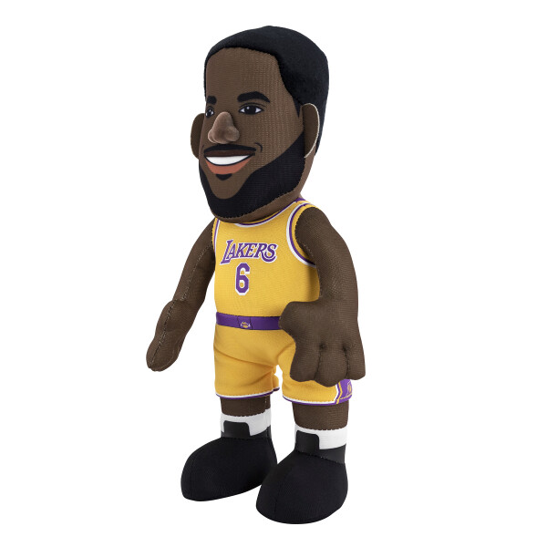 Plyšový hráč Los Angeles Lakers NBA LeBron James Bleacher Creatures