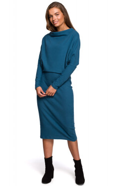 Dámské šaty S245 - Stylove mořská - tmavě modrá 2XL/3XL