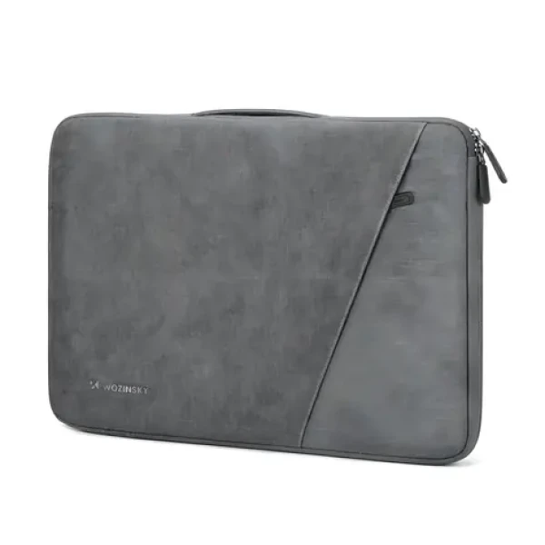 Wozinsky WTNP-17G šedá / Brašna na notebook / 17" / výsuvné držadlo