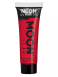 Smiffys.com Barva na vlasy - Moon Glow Intense Neon UV - červená 20 ml