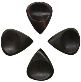 Timber Tones Lefty Tones Groovy African Ebony 4-Pack