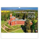 Nástěnný kalendář 2025 Česko mezi oblaky