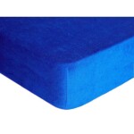 DekorTextil Dětské napínací prostěradlo FROTÉ Premium tmavě modré ROZMĚR: (š/d/v) 70 x 140 x 20 cm