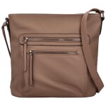 Trendy dámská koženková crossbody kabelka Tyrcia, khaki