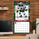 JF Turner Kalendář Minnesota Wild NHL 2027 Wall Calendar
