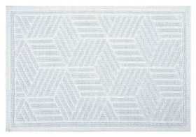 Spirella CUBO koupelnová předložka 50 x 80 cm bílá / bavlna / protiskluzová