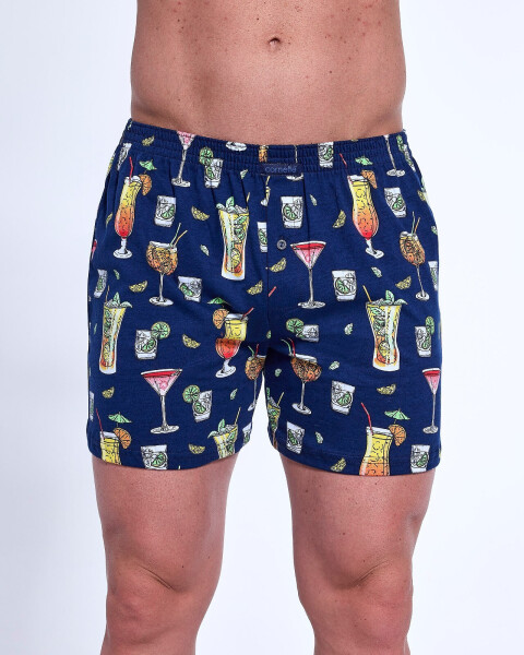 Boxerky Cornette Classic 011/168 3XL-5XL tmavě modrá 5XL