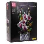 Mamido Stavebnice orchideje v květináči 1158 dílků