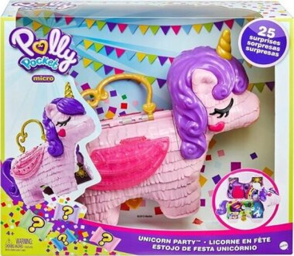 Mattel Polly Pocket Mikro Pocketová kabelka Jednorožec