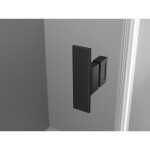 MEXEN/S - Mist H Duo sprchový kout dveře křídlové 95 x 75, transparent, černá 8A5-095L-075P-70-00