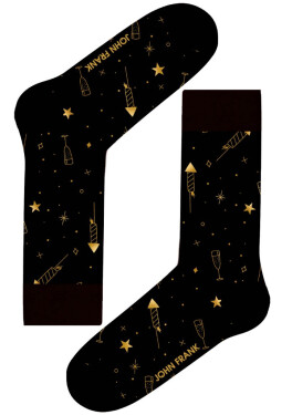 Dámské ponožky John Frank WJFLSFUN-CH62 uni Černá