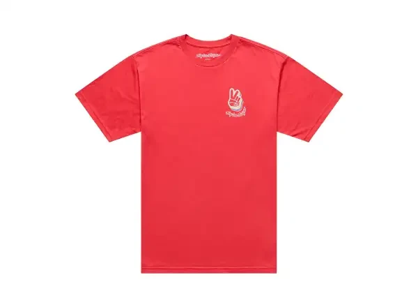 Troy Lee Designs Deuces pánské triko krátký rukáv Scarlet vel. XL