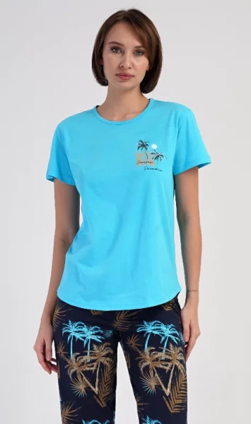 Dámské pyžamo kapri Vienetta Secret Tropicana