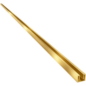 CERANO Stěnový zápustný profil pro sprchové zástěny Walk-in - 8 mm - zlatá - 200 cm
