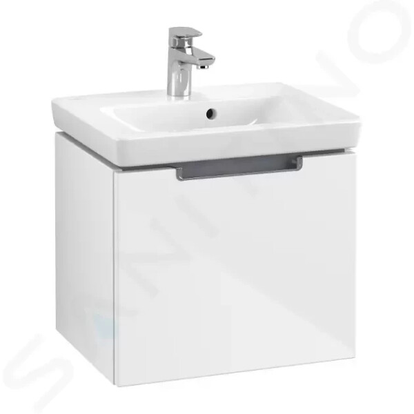 VILLEROY & BOCH - Subway 2.0 Umyvadlová skříňka, 485x420x380 mm, 1 zásuvka, Glosy White A68510DH