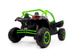 Mamido Elektrické autíčko Buggy Bumper 66 zelené | 24V | 4x200W | EVA | LED | 2,4Ghz | ECO kůže
