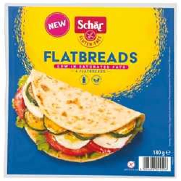 Schar Chlebové placky FLATBREATS bez lepku 180g(4x45g)