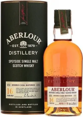 ABERLOUR Whisky single malt Double Cask 16 YO / Skotsko, Speyside / 43 % vol. / 0,7 l / Dárkové balení (5000299298022)