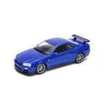 Welly Nissan Skyline GT-R - modrá 1:24