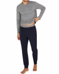 Pánské pyžamo Emporio Armani EM000610 AF10776 šedá