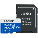 Lexar BLUE PLUS microSDHC/microSDXC 256GB / čtení: 160MBps / UHS-I / V30 (LMSBLPL256G-BNANG)