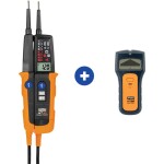 Fluke T150/VDE dvoupólová zkoušečka napětí, Kalibrováno dle (ISO), CAT III 690 V, CAT IV 600 V, LED, LCD, akustika , vib