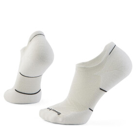Unisex merino běžecké ponožky SMARTWOOL Run Targeted Cushion Low Ankle Socks, Black/White velikost: 38-41 (M)
