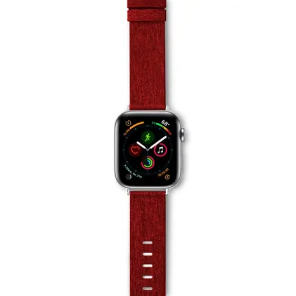 Epico Canvas řemínek pro Apple Watch 42/44/45/49mm červená (42018141400001)
