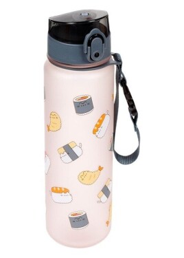 Nerozbitná plastová láhev s víčkem 600 ml Pusheen - Sushi Club