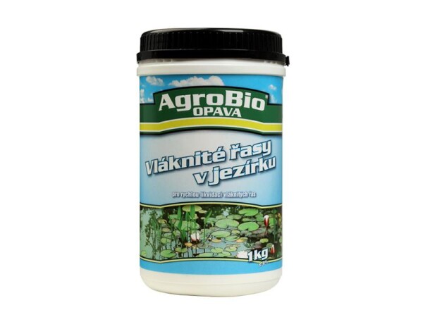 Přípravek pro likvidaci vláknitých řas v jezírku AGROBIO 1kg