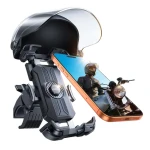 Joyroom JR-ZS526 Držák telefonu na kolo/motorku/skútr se sluneční clonou černá (6956116747428)