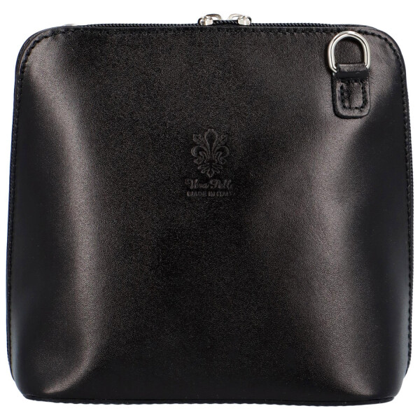 Dámská kožená crossbody Kirsten, černá