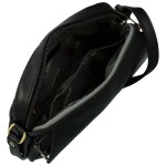 Luxusní dámská kožená crossbody kabelka Katana Dayana, černá