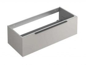 KLUDI - Icos Umyvadlová skříňka, 100x50x35 cm, 1 zásuvka, matná písečně šedá 50S120O2