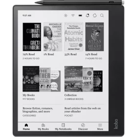 Kobo Elipsa 2E + stylus černá / Čtečka e-knih / 10.3" / E-ink / 1404×1872 / 32GB / Wi-Fi / BT / USB-C (N605-KU-BK-K-BU)