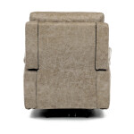 TV a relaxační křeslo s elektrickým ovládáním, potah lanýžová látka v dekoru vintage, 1 motor 240V