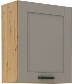 Horní skříňka Luna 60 G-72 1F Barva korpusu: Dub artisan, Barva dvířek: Clay Grey