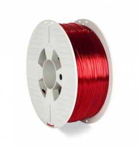 Verbatim 3D Printer Filament PET-G 1.75mm 327m 1kg červená-transparentní (55054)