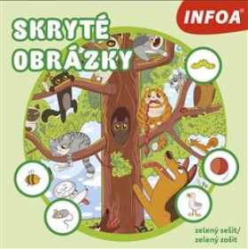 Skryté obrázky - zelený sešit / zelený zošit