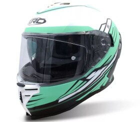 Integrální helma Xrc Loomis blk/trqs/dark green/wht - S / bílá