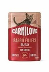 Carnilove Cat Pouch Jelly Rabbit+Marigold Kittens 85g