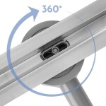 REA - Odtokový žlab Neox Slim pro NICKIEL BRUSH 80 REA-G5802