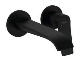 Hansgrohe Vivenis - Umyvadlová baterie pod omítku | 2-otvorová instalace | EcoSmart | matná černá (75050670)