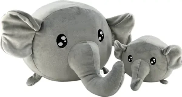 Magic Baby Slon - maminka s mláďátkem - set plyšových hraček 20 a 40 cm